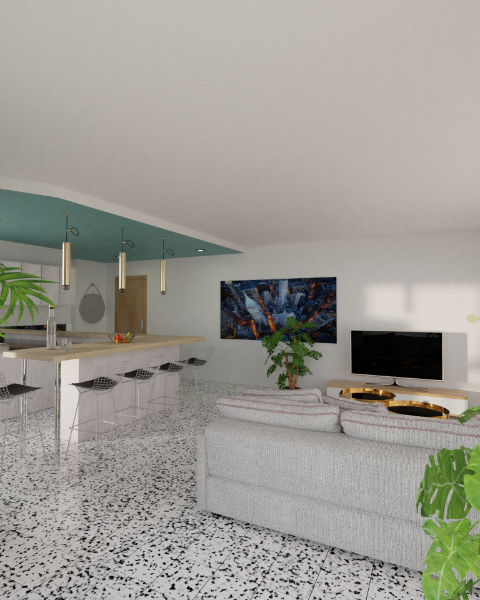 Transformation d'un appartement de 45 m² à Menton (Alpes Maritimes 06)