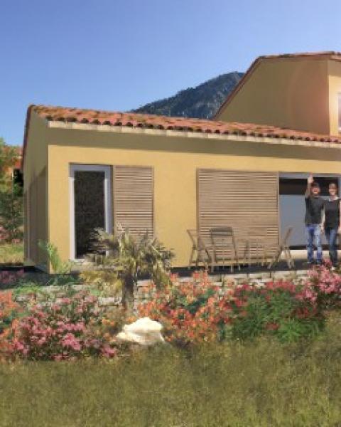 Projet de construction de 2 villas à Castellar (Alpes Martimes 06)