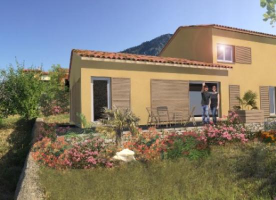 Projet de construction de 2 villas à Castellar (Alpes Martimes 06)